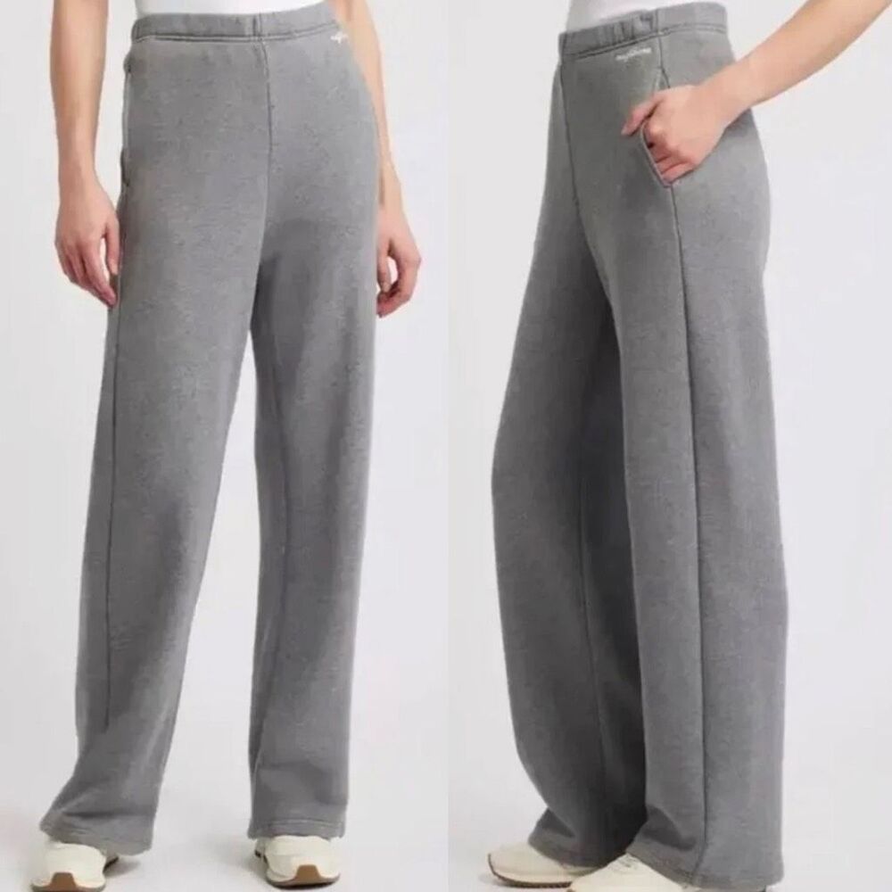 Rag & Bone $248 Terry Wide Leg Sweatpants Gray Womens M NEW